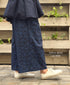 INMDS26095 POWER LOOM COTTON DOBIE CHECK FLOWER HAND SCREEN PRINT EASY PANTS