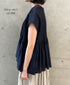 INMDS26053 HANDWOVEN COTTON HAKEME CREW NECK FRENCH/SL SHIRTS WITH PINTUCK