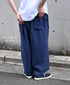 LNHT1713LC LINEN CHECK OVERDYE EASY PANTS