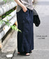 LNHT1713L LINEN PLAIN OVERDYE EASY PANTS