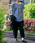 INSL24206 60s LINEN PLAIN EASY PANTS