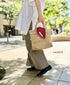 ANMDS2301 RAFFIA M BAG (COMBI)
