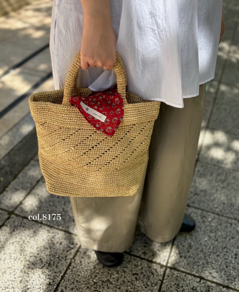 ANMDS2301 RAFFIA M BAG (COMBI)