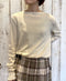 CHT2601 LONG SLEEVE BOAT NECK PULLOVER