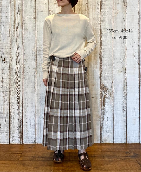 CHT2601 LONG SLEEVE BOAT NECK PULLOVER