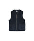 ADNAM2651 ZIP-UP FLEECE NO COLLAR VEST