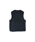ADNAM2651 ZIP-UP FLEECE NO COLLAR VEST