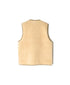 ADNAM2651 ZIP-UP FLEECE NO COLLAR VEST