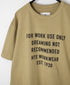 ANHT2601P01 CREW NECK T-SHIRT "WORK USE ONLY"PRINT