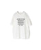ANHT2601P01 CREW NECK T-SHIRT "WORK USE ONLY"PRINT