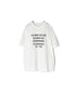 ANHT2601P01 CREW NECK T-SHIRT "WORK USE ONLY"PRINT