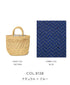ANMDS2301 RAFFIA M BAG (COMBI)