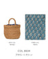 ANMDS2301 RAFFIA M BAG (COMBI)