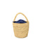 ANMDS2501 RAFFIA ONE HANDLE BARREL BAG