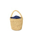 ANMDS2501 RAFFIA ONE HANDLE BARREL BAG