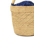 ANMDS2501 RAFFIA ONE HANDLE BARREL BAG