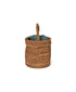ANMDS2501 RAFFIA ONE HANDLE BARREL BAG