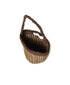ANSL2601 STRIPE SISAL ONE HANDLE SHOULDER BAG