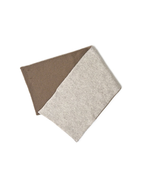 BAAM1961CB WOOL/CASHMERE 2TONE LOOP SCARF