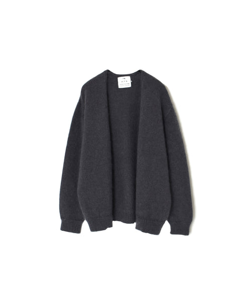 CHT2552 MOHAIR NO-BUTTON CARDIGAN
