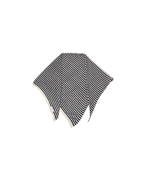 CLNAM2402S COTTON STRIPE TRIANGLE SCARF