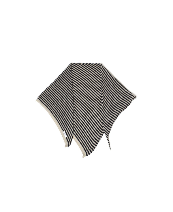 CLNAM2402S COTTON STRIPE TRIANGLE SCARF