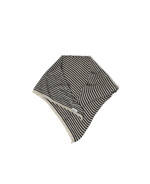 CLNAM2402S COTTON STRIPE TRIANGLE SCARF