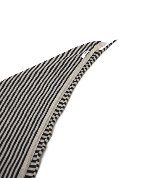 CLNAM2402S COTTON STRIPE TRIANGLE SCARF