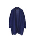 CNMDS2501 12GG LINEN PLAIN V-NECK CARDIGAN WITH SLIT