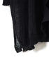 CNMDS2501 12GG LINEN PLAIN V-NECK CARDIGAN WITH SLIT