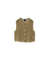 CNMDS2601 5GG LINEN OPENWORK KNIT VEST