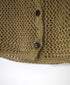 CNMDS2601 5GG LINEN OPENWORK KNIT VEST