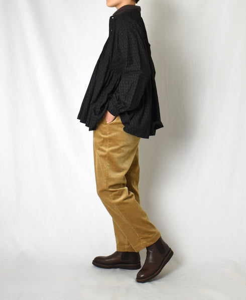 GNMDS2101CR 8WALE CORDUROY EASY TAPERED PANTS