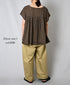 GNMDS2502WP WEST POINT 2TUCK WIDE EASY PANTS