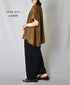 NSL26041 COTTON SILK PLAIN BANDED COLLAR FRENCH/SL SHIRT