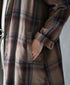INHT2683CD COTTON CHECK OVERDYE STAND COLLAR SHIRT