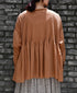 NMDS26512D 80s ORGANIC VOILE STRIPE (OVERDYE) MINI PINTUCK BANDED SHIRT
