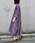 INMDS26084 80s VOILE SQUARE BLOCK PRINT CREW NECK BUTTON SHIRTS DRESS WITH MINI PINTUCK