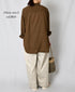 INAM2502G3D 30s GAUZE OVERDYE UTILITY REGULAR COLLAR SHIRT