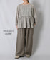 GNMDS2502WS WOOL SERGE 2TUCK WIDE EASY PANTS