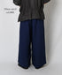 INMDS25122 YARN DYE NATURAL INDIGO EASY PANTS