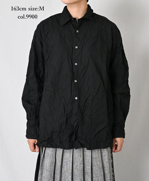 NVL2683 60s ORGANIC POPLIN REGULAR COLLAR L/SL SHIRT
