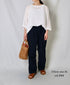 INHT2204CP 60s COTTON POPLIN OVERDYE EASY PANTS