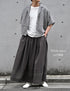 NSL26093 80s COTTON VOILE LACE GATHERED SKIRT