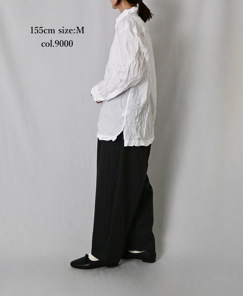 NVL2683 60s ORGANIC POPLIN REGULAR COLLAR L/SL SHIRT