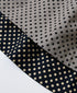 NSL26536 40s COTTON POPLIN DOT PRINT WIDE EASY PANTS