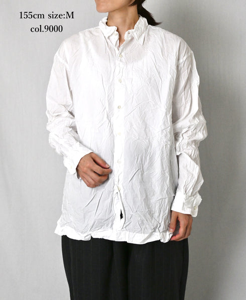 NVL2683 60s ORGANIC POPLIN REGULAR COLLAR L/SL SHIRT