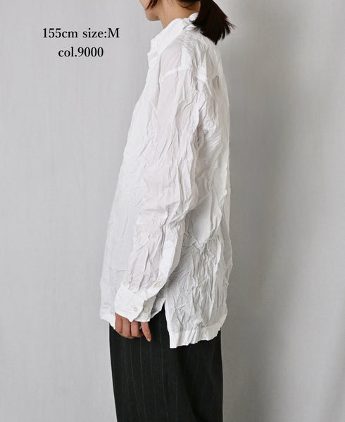 NVL2683 60s ORGANIC POPLIN REGULAR COLLAR L/SL SHIRT