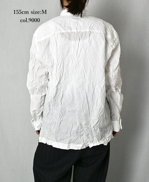 NVL2683 60s ORGANIC POPLIN REGULAR COLLAR L/SL SHIRT