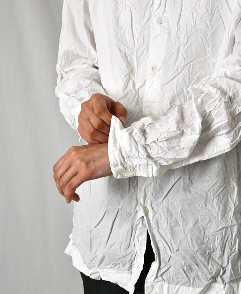 NVL2683 60s ORGANIC POPLIN REGULAR COLLAR L/SL SHIRT